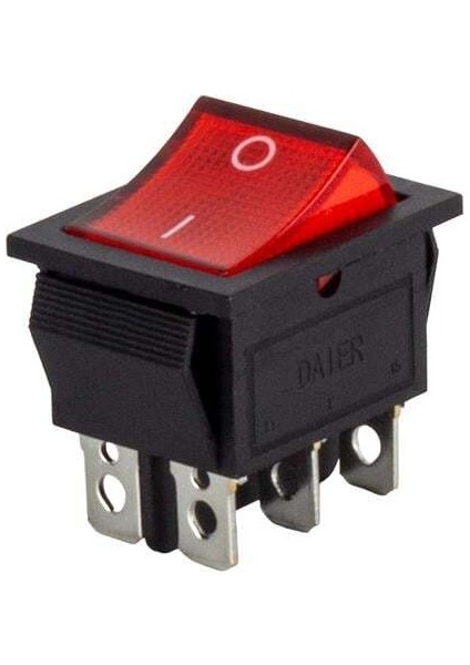 Powermaster IC-104A Geniş Işıklı Anahtar 6p On-Off