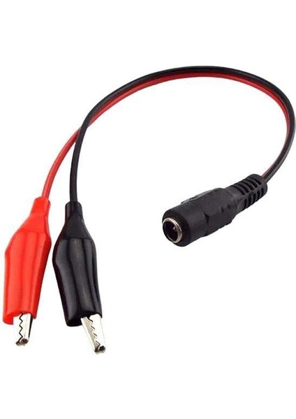 Powermaster 5.5x2.5mm Dişi To Krokodil Çevirici 25Cm Kablo PM-22974