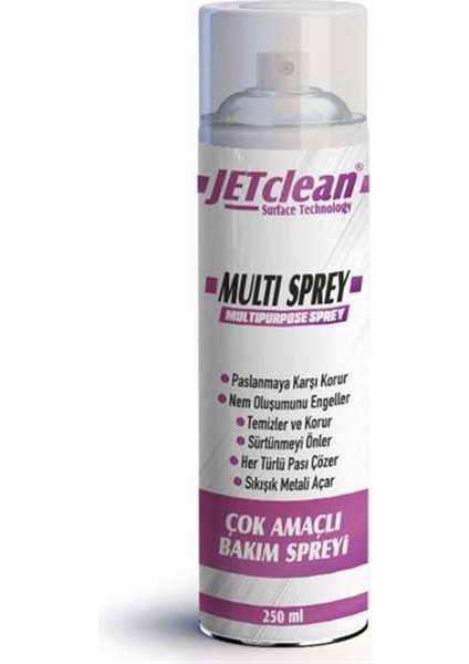 Jetclean Wd-40 250 ml Pas Sökücü Multisprey
