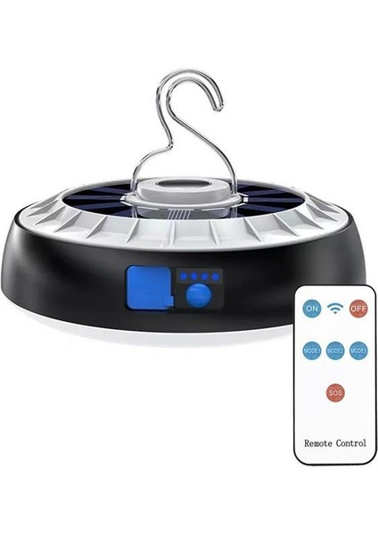 Powermaster PM-20936 Solar Şarjlı Çok Fonksiyonlu LED Lamba