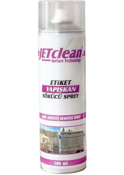 Jetclean Etiket Yapışkan Bant Sökücü Sprey 500ML