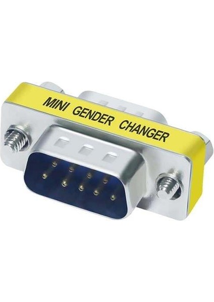 Powermaster PM-5455 Db9 RS232 Erkek-Erkek (M2M) 9 Pin Çevirici Ara Adaptör