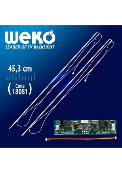 40'' Inç 48 Ledli 45 cm Universal Tv E-Led Takımı