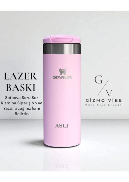 Kişiselleştirilebilir The Aerolight Transit Mug 0.47 Lt / 16 Oz Pembe