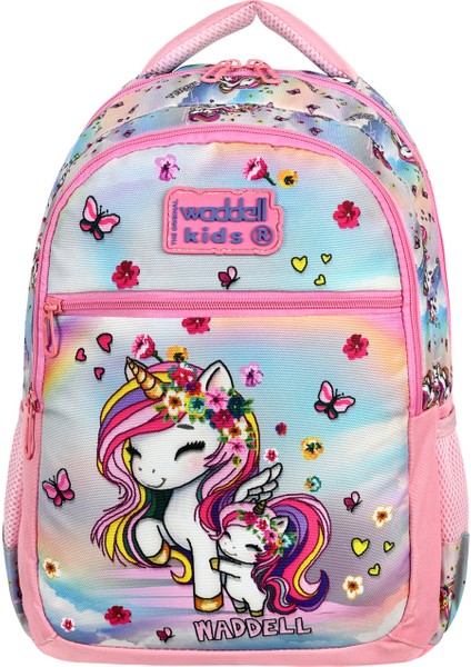 Waddell Lisanslı Unicorn Desenli Ilkokul Sırt Çantası,beslenme Çantası ve Kalemlik,okul Çantası Set modelleri