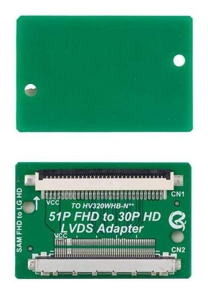 Lcd Panel Flexi Repair Kart 51p Fhd To 30p Hd Lvds To Fpc Sam Fhd To Lg Hd QK0807B