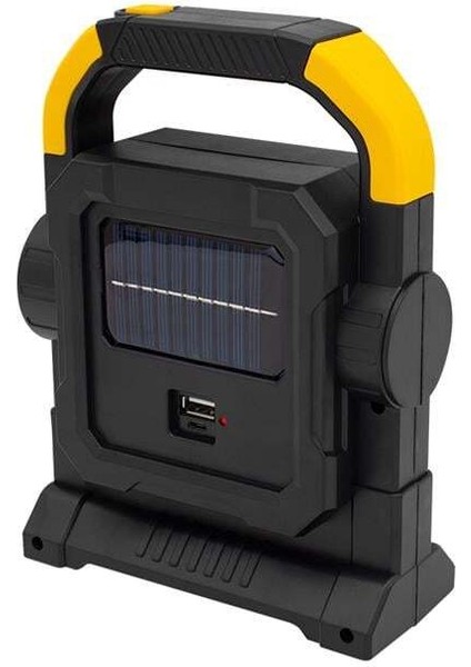 Powermaster HC-7078-C Üç Çalışma Modlu Şarjlı Cob Ledli Taşınabilir Solar Panelli Lamba fiyatları