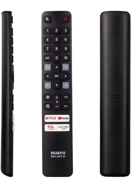 TCL RM-L1673 V2 Netflix - Prime Video - TCL Chanel - Youtube Tuşlu TCL Lcd Led TV Kumanda