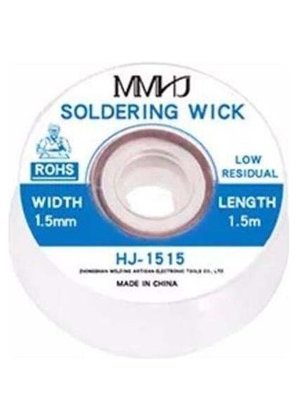 Powermaster 1.5 mm 1.5 Metre Lehim Alma Teli HJ-1515