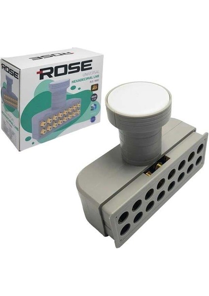 Rose RLE-1600 16 Çıkışlı 0.1 DB Full HD 4K LNB Universal Hexademical modelleri