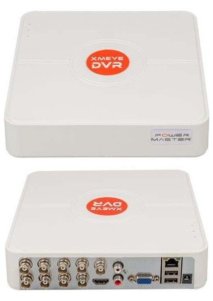 Powermaster Ahd-Analog-Tvı-Cvı 1080N 5mp Destekli 8 Kanal Dvr-Xvr Kayıt Cihazı