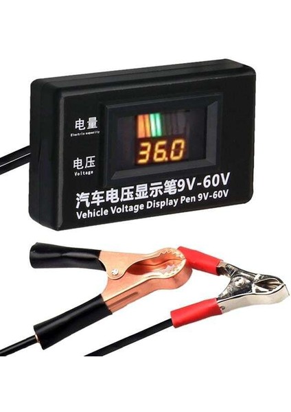 Powermaster 9-60V Otomotiv LCD Dijital Devre Test Cihazı Gerilim Ölçer