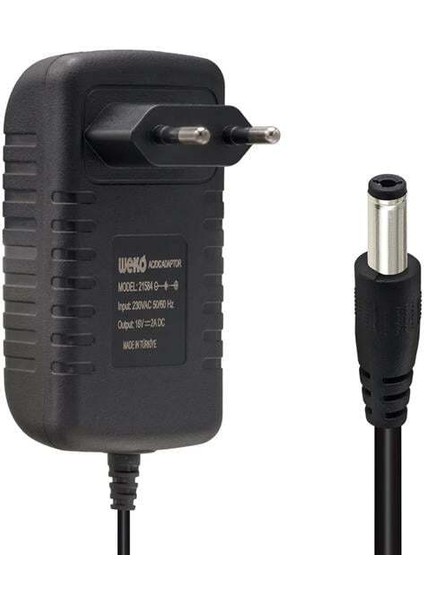 Weko 16 Volt - 2 Amper 5.5*2.5 Uçlu Yerli Üretim Power Jacklı Santral Adaptörü