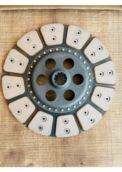 Massey Ferguson 165-285 Debrıyaj Balatası Bütün Bronz 12inç /12 Pet /10 Dıs Tradisk fırsatları