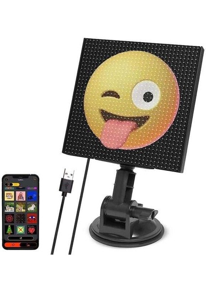 Powermaster PM-24068 Ledli Araç Arka Cam Ifade Ekran Paneli