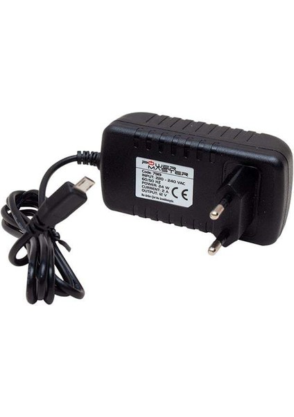 Powermaster PM-7919 12 Volt - 2 Amper Micro USB Tablet Pc Adaptörü