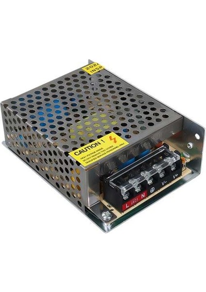 Powermaster PM-14066 12 Volt - 5 Amper Metal Kasa Adaptör