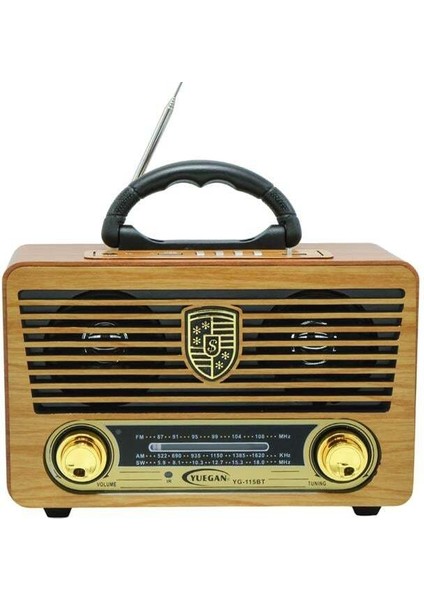 MV-115BT USB - Sd - Fm - Bluetooth Destekli Nostaljik Radyo indirimleri