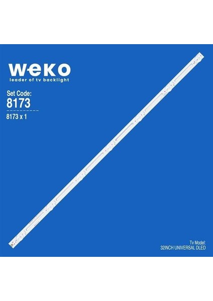 32INCH Universal Dled 6V 1W 7 Ledli 59 cm 1,8 cm NO:444