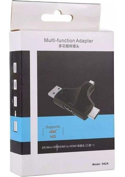 Powermaster Mini Dp+Dp+Hdmı To HDMI 4K Çevirici modelleri
