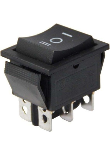 Geniş Işıksız 6 Pinli Yaylı Anahtar (Mom-Off-Mom) IC-110