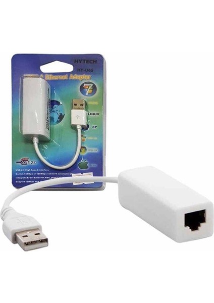 Hytech HY-U65 USB 2.0 To RJ45 Ethernet Çevirici