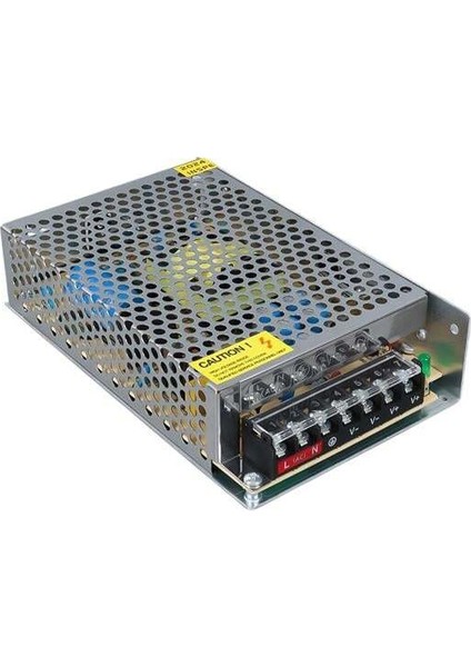 Powermaster PM-14056 12 Volt - 10 Amper - 120 Watt Metal Kasa Adaptör