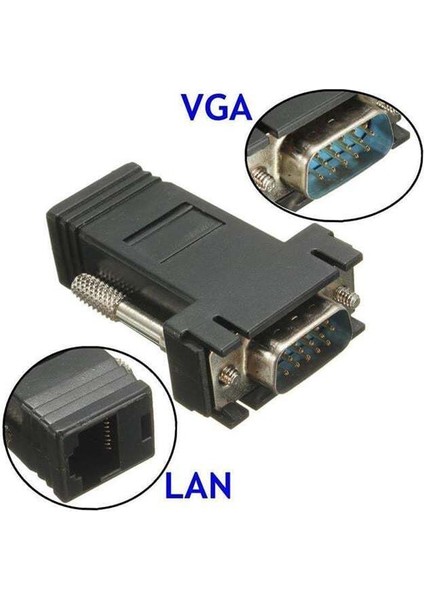 Powermaster VGA Extender RJ45 CAT5/CAT6/CAT7 Uzatıcı Çevirici (2'li Paket) fiyatları