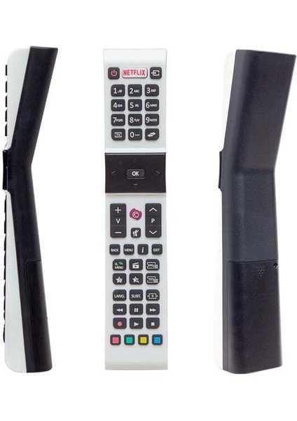 Profilo Rca49130 - Vestel Smart – Sanyo - Jvc Netflix Tuşlu Beyaz Yazısız Lcd Led Tv Kumanda