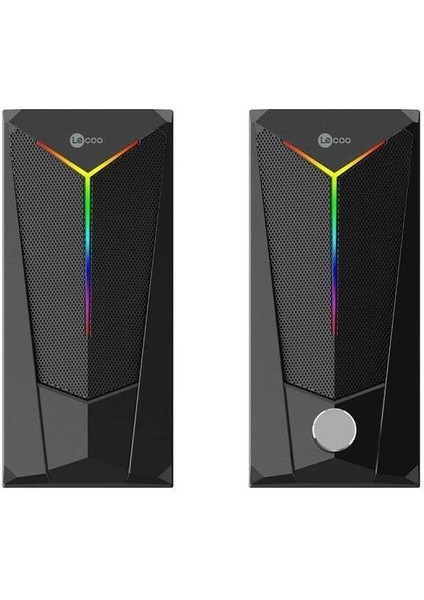 Lenovo Lecoo DS104 Kablolu USB + 3.5mm Jack 6W 80DB Rgb Işıklı 1+1 Gaming Speaker - Hoparlör fiyatları