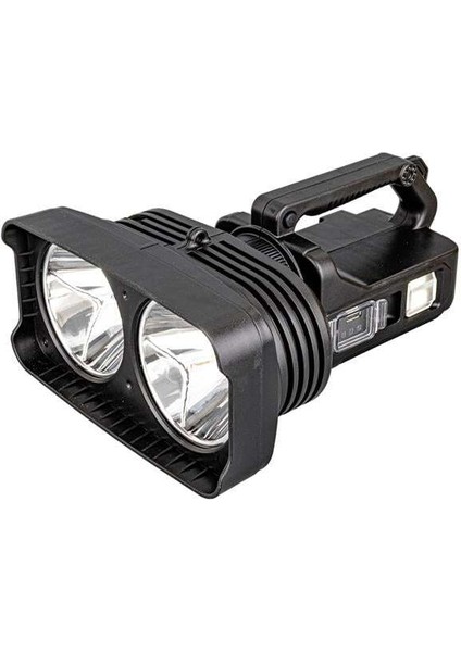 Powermaster W5123 Süper Parlak Battal Boy Pilli Şarjlı El Feneri