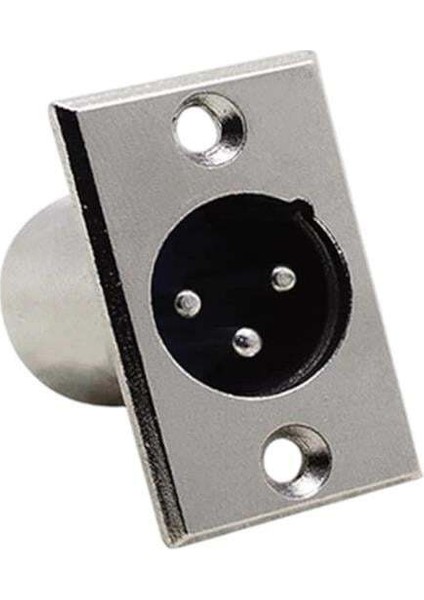 Elektromer Canon Xlr 3 Pin Erkek Şase Konnektör