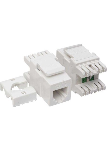 Rj 45 Cat3 Şase 180 Derece Keystone Jack