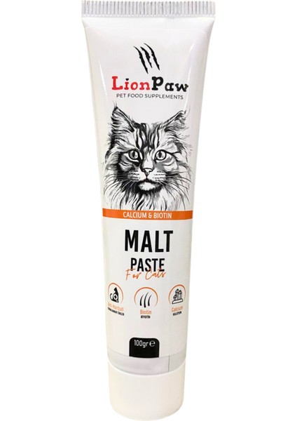 Anti-Hairball Tüy Yumağı Önleyici Malt Macun 100 gr Biotin & Kalsiyum Güçlü Içerik 2 Adet indirimleri