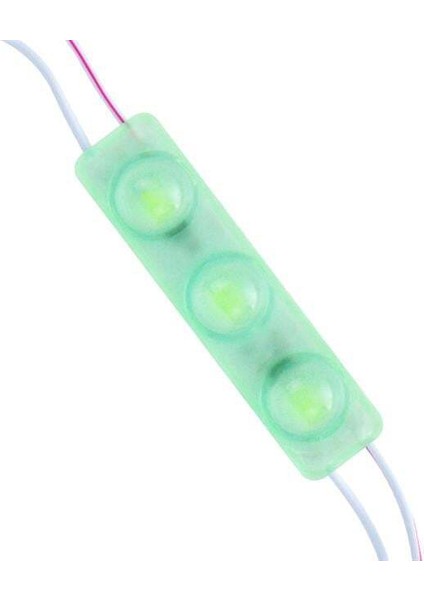 Powermaster 12 Volt 1.5 Watt Yeşil Yanıp Sönen Parlak Tek Renk 2835 69 x 16 mm IP65 160 – 180 Lümen 160 Derece Modül LED