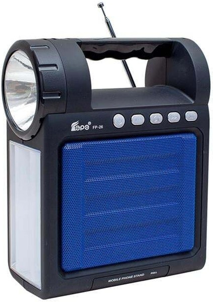 Magicvoice FP-26 USB-SD-FM-Bluetooth Destekli Fenerli Taşınabilir Hoparlör