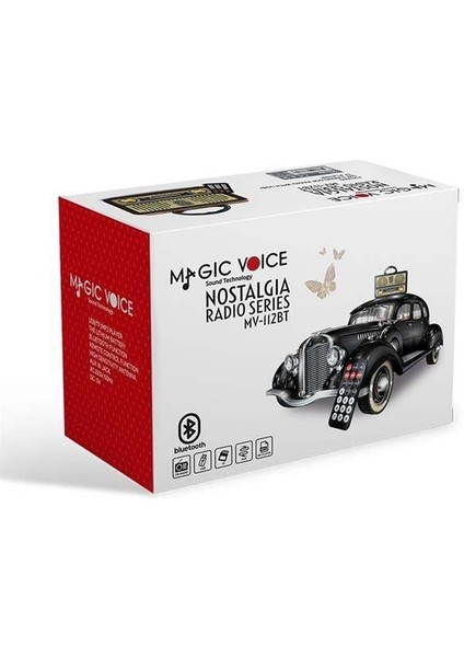 MagicVoice MV-112BT USB - SD - FM - Bluetooth Destekli Nostaljik Radyo modelleri