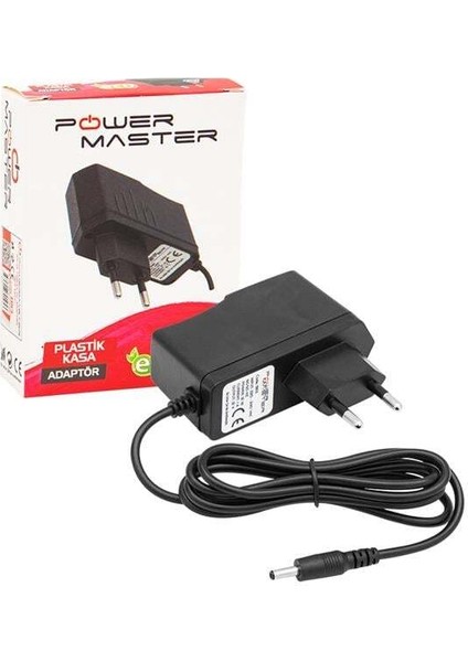 Powermaster PM-8113 12 Volt - 1 Amper 3.5*1.35 mm Uçlu Priz Tipi Adaptör modelleri