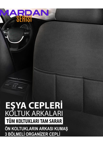 Dacıa Duster Suv 2007-2012 Uyumlu Mardan Serisi Oto Koltuk Kılıfı indirimleri