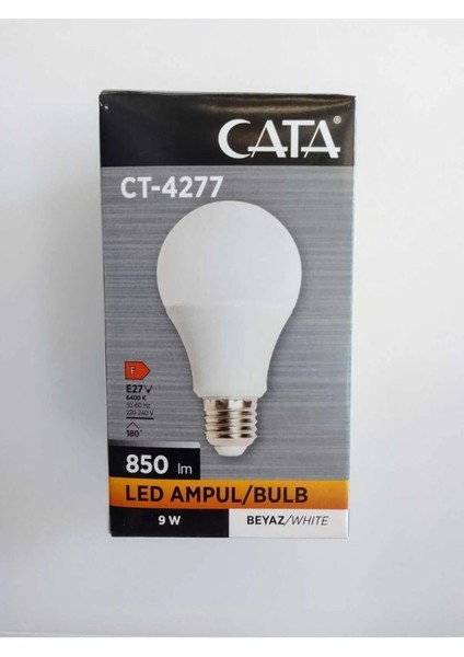 CT-4277 9W LED Ampul Beyaz 6400K(100 Adet) modelleri
