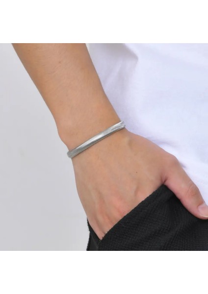 Tilki Kuyruğu Çelik Bileklik