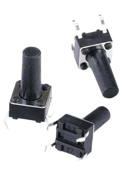 Tact Switch Şaseli 6X6X7MM IC-200 C9 Buton