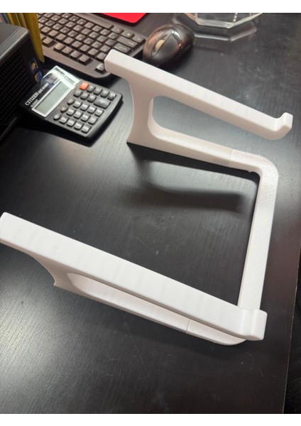 - Notebook Laptop Standı - Model No : 2 - Laptop Notebook Yükseltici - Beyaz Renkli - Taşınabilir & Basit & Ergonomik