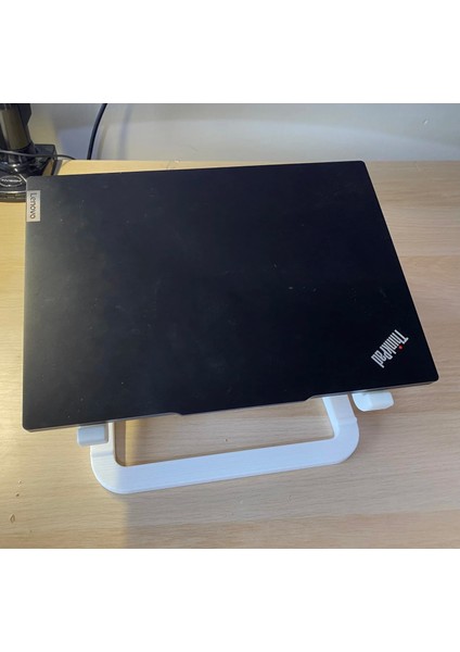 - Notebook Laptop Standı - Model No : 2 - Laptop Notebook Yükseltici - Beyaz Renkli - Taşınabilir & Basit & Ergonomik