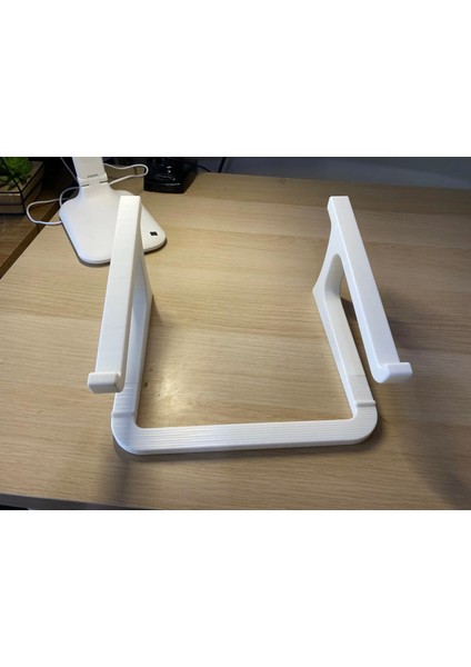 - Notebook Laptop Standı - Model No : 2 - Laptop Notebook Yükseltici - Beyaz Renkli - Taşınabilir & Basit & Ergonomik