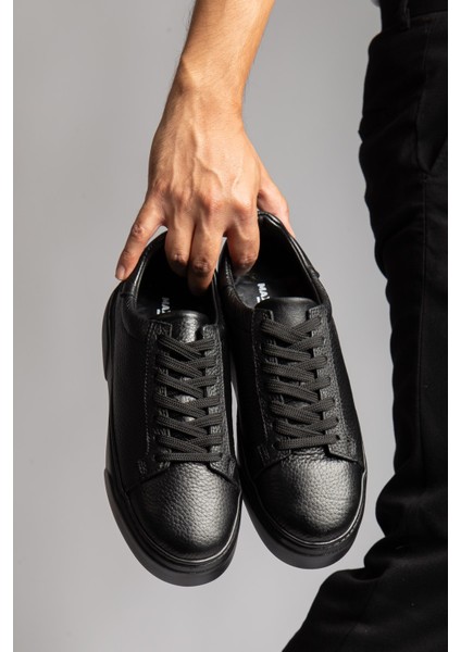 %100 Hakiki Deri, Erkek Sneaker, Iç Dış Deri Ayakkabı