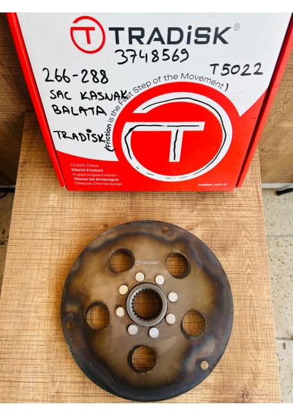 Massey Ferguson 266G-288G-3060-398T Kasnak Dıskı 13 /balatasız /ınce Freze Tradisk modelleri