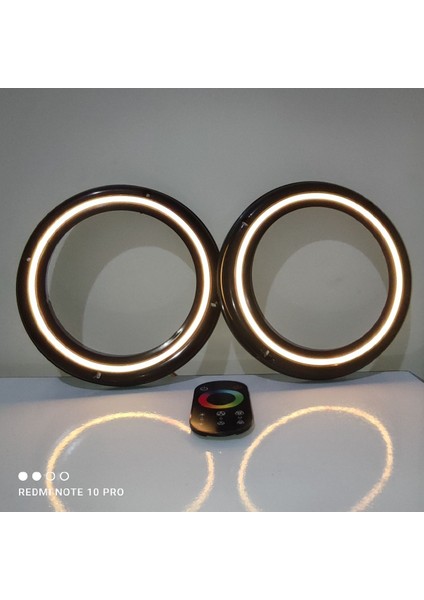 20 cm Içi Boş Neon Işıklı Midrange Hoparlör Kapağı 1 Takım (2 Adet) modelleri