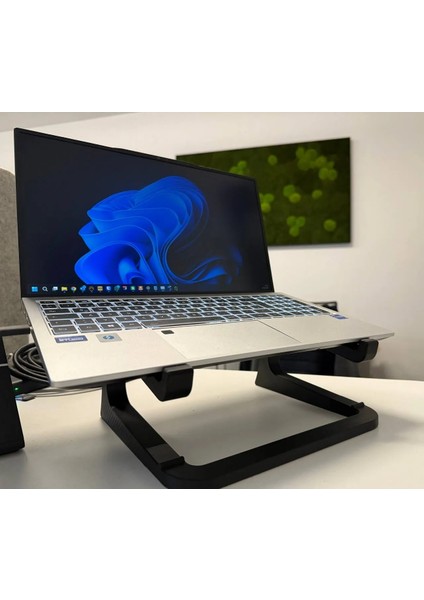 - Notebook Laptop Standı - Model No : 2 - Laptop Notebook Yükseltici - Siyah Renkli - Taşınabilir & Basit & Ergonomik