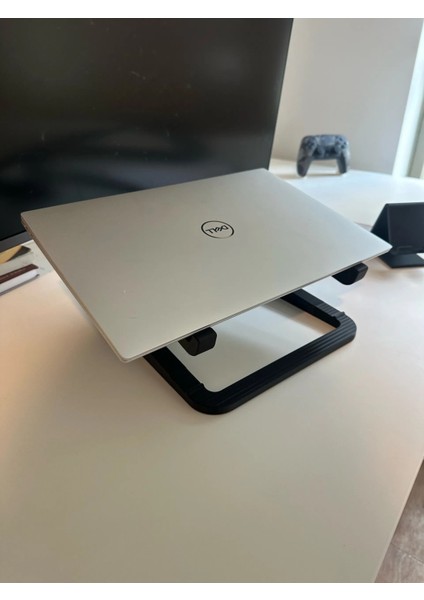 - Notebook Laptop Standı - Model No : 2 - Laptop Notebook Yükseltici - Siyah Renkli - Taşınabilir & Basit & Ergonomik
